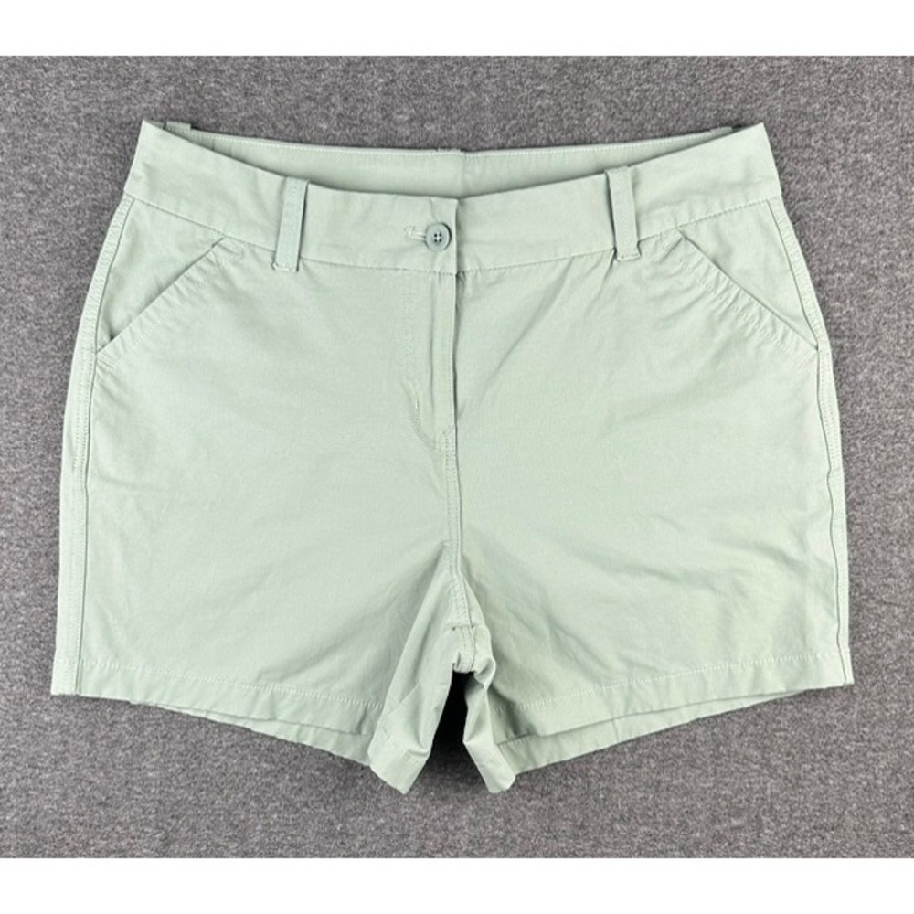 Vineyard Vines Performance Shorts Womens 12 Sage Green Stretch Golf Activewear